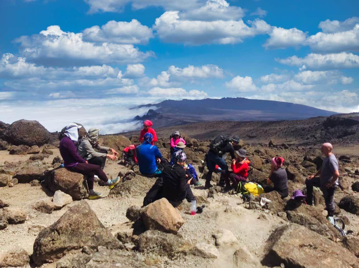 Kilimanjaro and the travelers